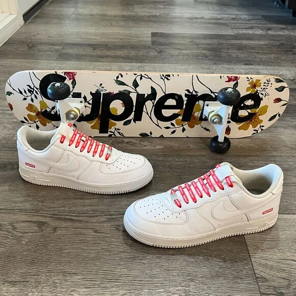Nike Air Force 1 Low Supreme White - Men's Size 13