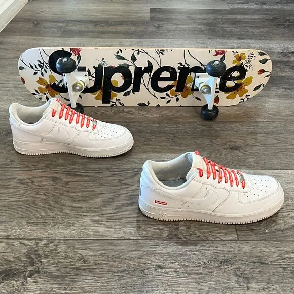 Nike Air Force 1 Low Supreme White - Men's Size 13