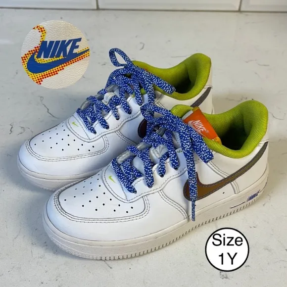 Nike Air Force 1 LV8 &quot;Phygital&quot; Grade School Boys' Shoe Size 1Y (DQ7770-100)
