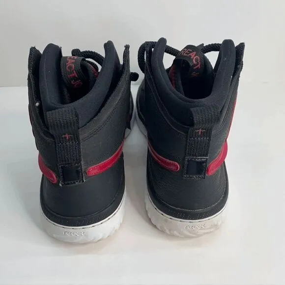 Nike Air Jordan‎ 1 High React Mens Size 13 Shoes AR5321 006 Black BRED NO BOX