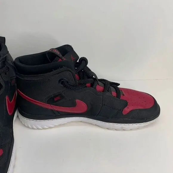 Nike Air Jordan‎ 1 High React Mens Size 13 Shoes AR5321 006 Black BRED NO BOX