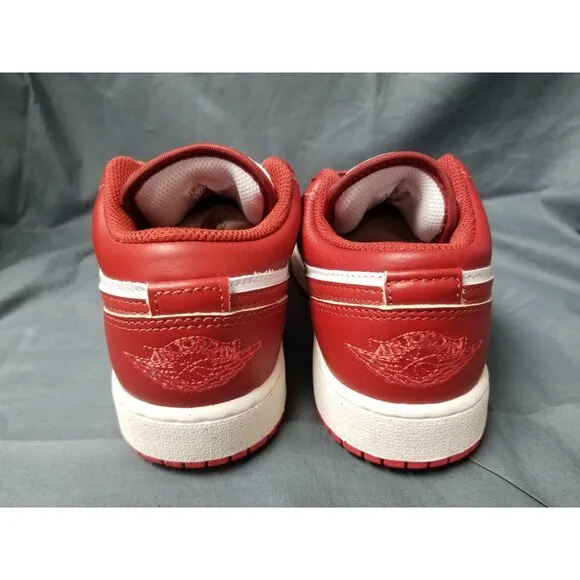 Nike Air Jordan 1 Low SE (GS) Sneakers Leather Dune Red Boys Size 6 NEW IN BOX!