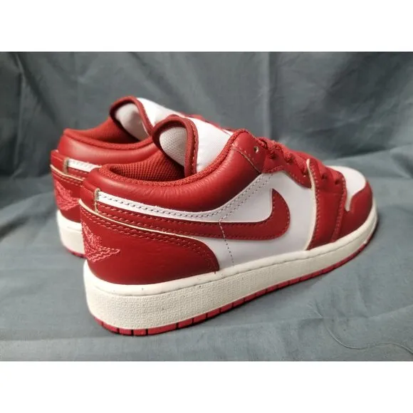 Nike Air Jordan 1 Low SE (GS) Sneakers Leather Dune Red Boys Size 6 NEW IN BOX!