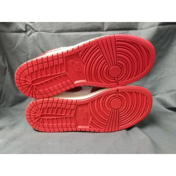 Nike Air Jordan 1 Low SE (GS) Sneakers Leather Dune Red Boys Size 6 NEW IN BOX!