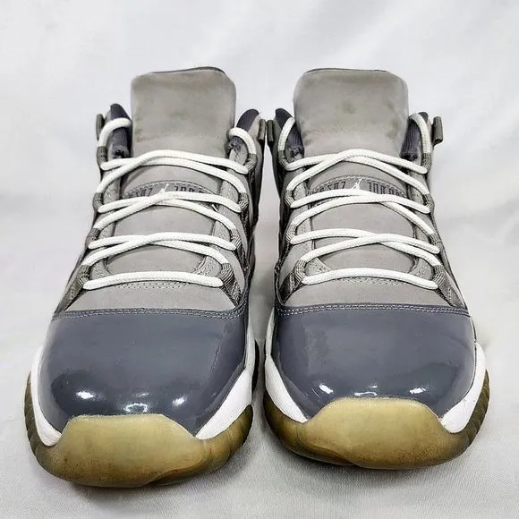 Nike Air Jordan 11 XI Retro Low Cool Wolf Gray Shoes 528896-003 Youth Size 6Y‎