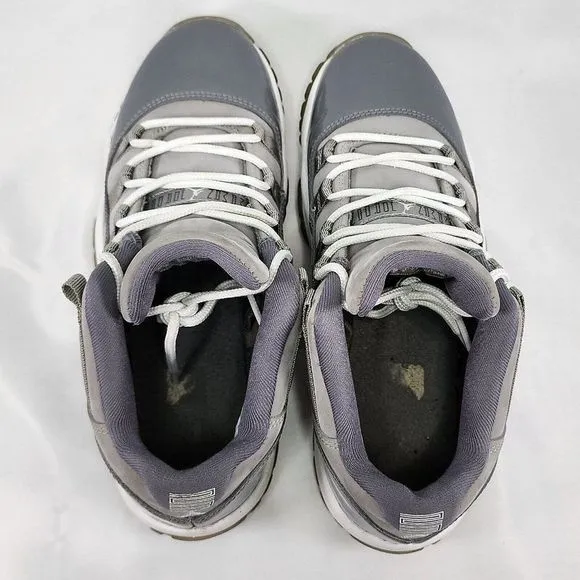 Nike Air Jordan 11 XI Retro Low Cool Wolf Gray Shoes 528896-003 Youth Size 6Y‎