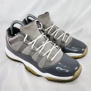 Nike Air Jordan 11 XI Retro Low Cool Wolf Gray Shoes 528896-003 Youth Size 6Y‎