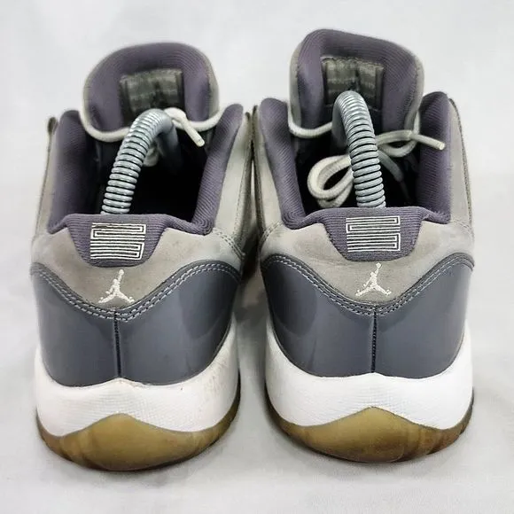 Nike Air Jordan 11 XI Retro Low Cool Wolf Gray Shoes 528896-003 Youth Size 6Y‎