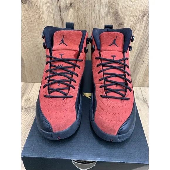 Nike Air Jordan 12 Retro GS 'Reverse Flu Game' Youth Sz 6Y Preowned 153265-602
