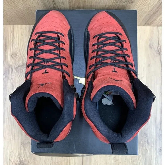 Nike Air Jordan 12 Retro GS 'Reverse Flu Game' Youth Sz 6Y Preowned 153265-602