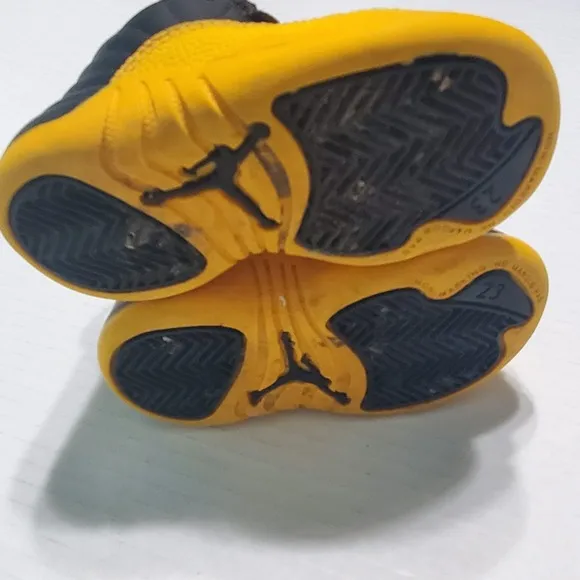 Nike Air Jordan 12 Retro TD 'University Gold' 850000-070 Toddler Shoes Size 5C
