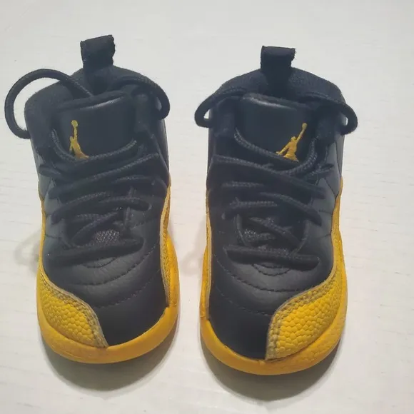 Nike Air Jordan 12 Retro TD 'University Gold' 850000-070 Toddler Shoes Size 5C
