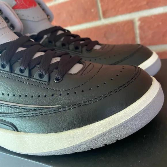 Nike Air Jordan 2 GS Youth Black Cement Retro High New Sneakers NIB Shoes