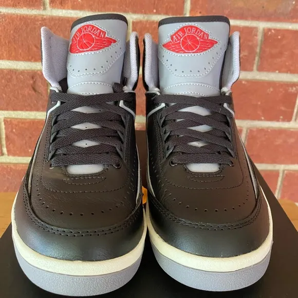 Nike Air Jordan 2 GS Youth Black Cement Retro High New Sneakers NIB Shoes