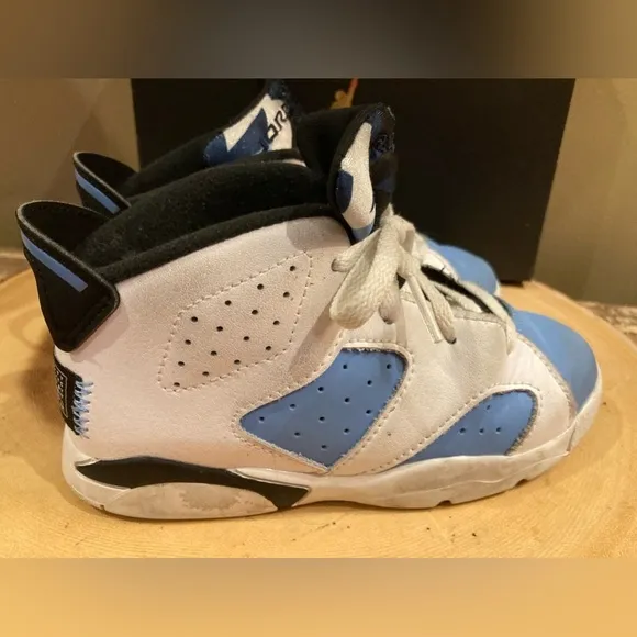 Nike Air Jordan 6 Retro Athletic Shoes UNC Home DV3606-410-S-10C Toddler W/box
