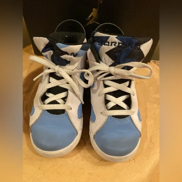 Nike Air Jordan 6 Retro Athletic Shoes UNC Home DV3606-410-S-10C Toddler W/box
