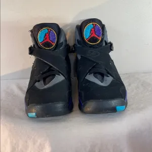 Nike Air Jordan 8 Retro Aqua 5Y Basketball Sneakers Shoes Kids VIII 2015 Rare