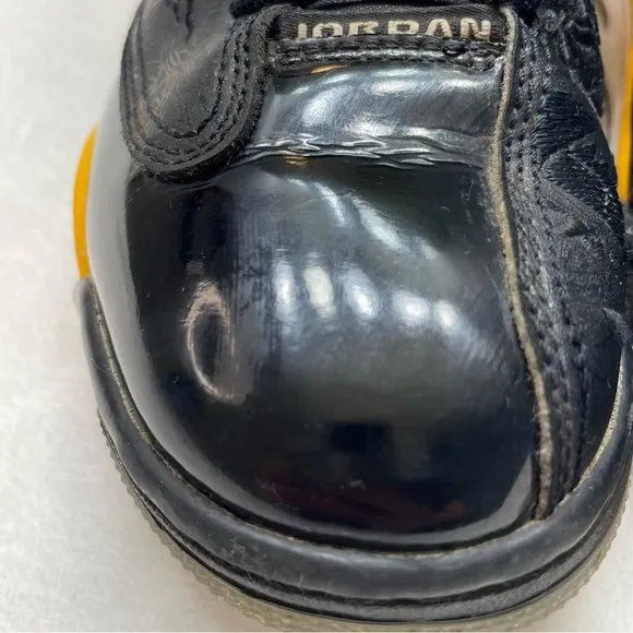Nike Air Jordon Dub Zero &quot;Taxi&quot; Size 6.5Y Black/Yellow