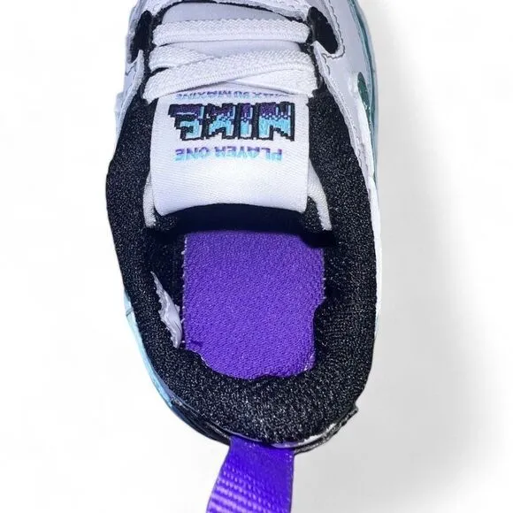 Nike Air Max 90 Crib SE &quot;White Psychic Purple Washed Teal&quot; DJ8043-100 Infant 4C