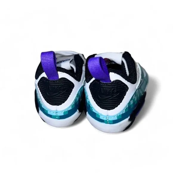 Nike Air Max 90 Crib SE &quot;White Psychic Purple Washed Teal&quot; DJ8043-100 Infant 4C