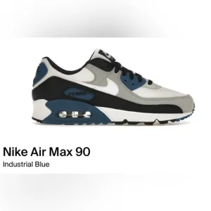 Nike Air Max 90 Men's Shoes - Black, Gray, Blue
