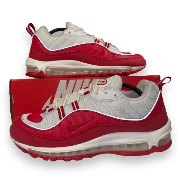 Nike Air Max 98 'University Red' Sneakers 640744-602 Men's 11