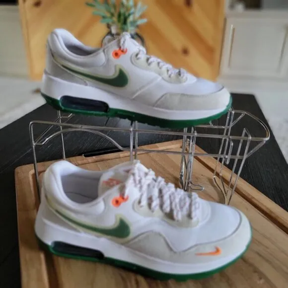 Nike Air Max  Nike Youth Sneakers  White &amp; Green  6Y  DX2957-100