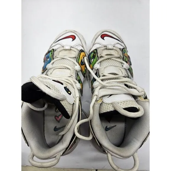 Nike Air More Uptempo GS Peace Love DM8155-100 Size 6.5 Y 8 W