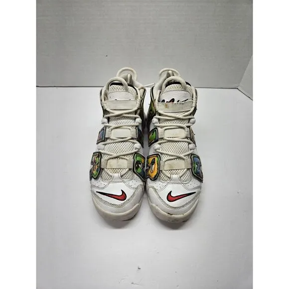 Nike Air More Uptempo GS Peace Love DM8155-100 Size 6.5 Y 8 W