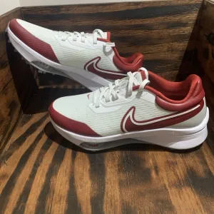Nike Air Zoom Infinity Tour NEXT% Golf Shoes DX6001-160 Size 7.5 White Red Rare