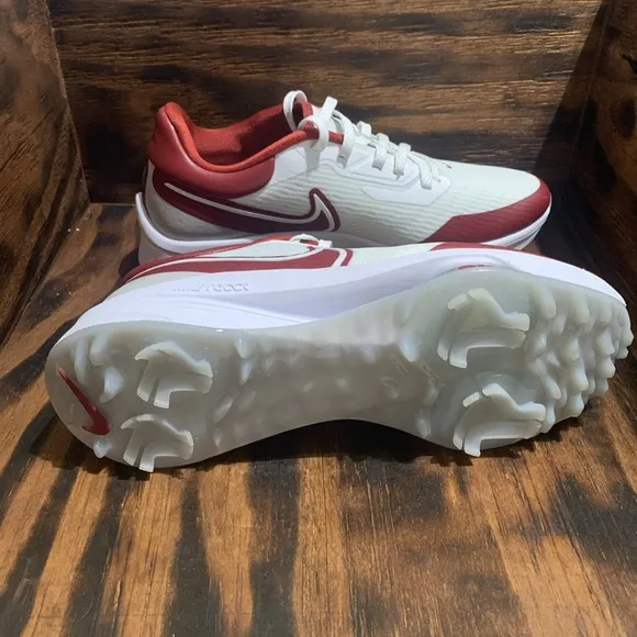Nike Air Zoom Infinity Tour NEXT% Golf Shoes DX6001-160 Size 7.5 White Red Rare