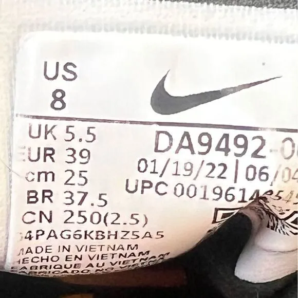 Nike Air Zoom Superrep 3 ‘Black Speckled’ Running Shoe DA9492-001 Women Size 8