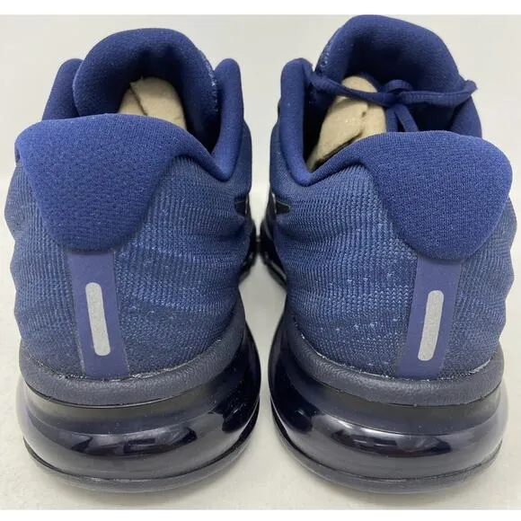 Nike AirMax Dark Navy Blue Black Run Shoes NEW Rare Color Fast Shipping Mens 10