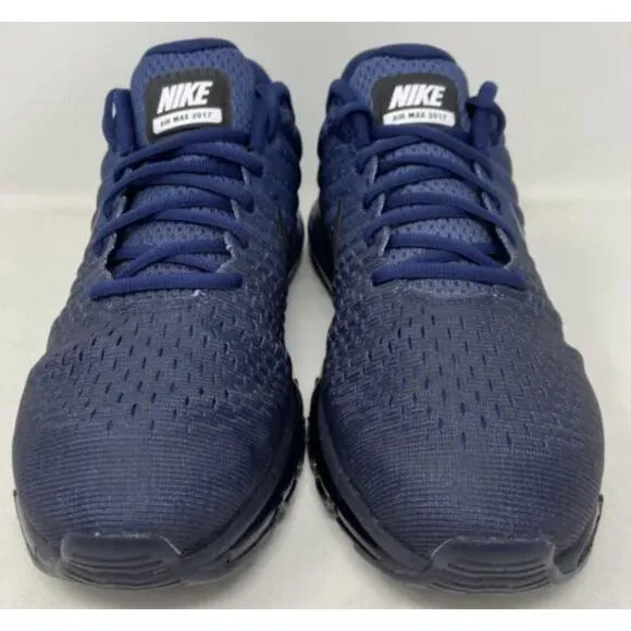 Nike AirMax Dark Navy Blue Black Run Shoes NEW Rare Color Fast Shipping Mens 10