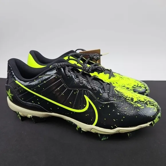 Nike Alpha Huarache 4 Keystone 'Black/Life Lime' Men's Size 11.5 FV6098-001 New