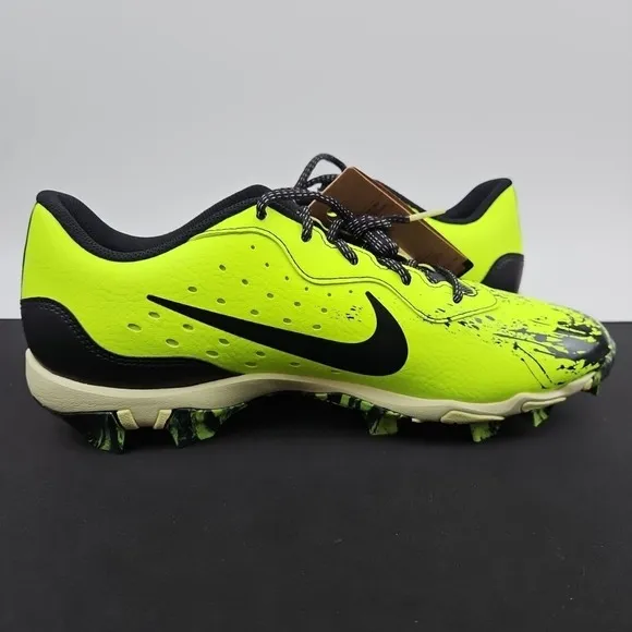 Nike Alpha Huarache 4 Keystone 'Black/Life Lime' Men's Size 11.5 FV6098-001 New
