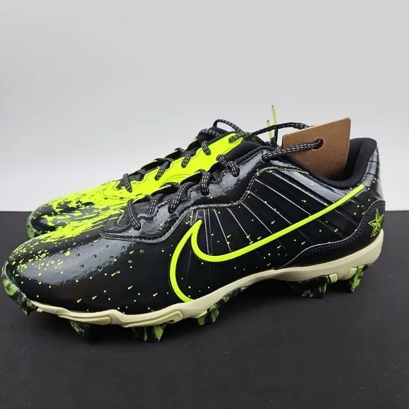 Nike Alpha Huarache 4 Keystone 'Black/Life Lime' Men's Size 11.5 FV6098-001 New