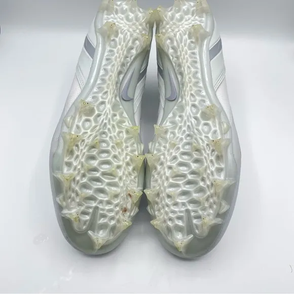 Nike Alpha Huarache 8 Elite Lacrosse White/ Pure Platinum CW4440-110 Men’s 10.5