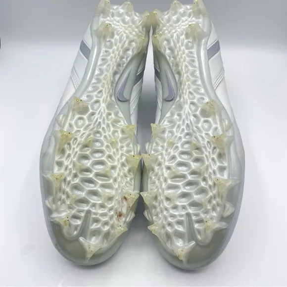 Nike Alpha Huarache 8 Elite Lacrosse White/ Pure Platinum CW4440-110 Men’s 10.5