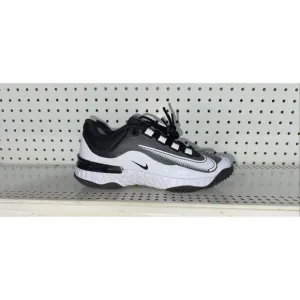 Nike Alpha Huarache Elite 4 Womens Indoor Softball Turf Shoes Size 7 Black White