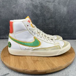 Nike Boys Blazer Mid Shoes Boys Size 7Y White Skateboard Sneakers DD9528-100