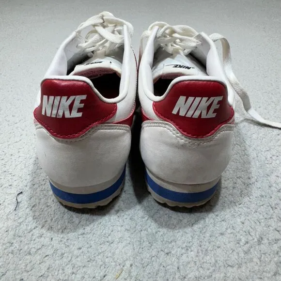 Nike Classic Cortez Shoes Women 9 White Forrest Gump Long Distance Running Train