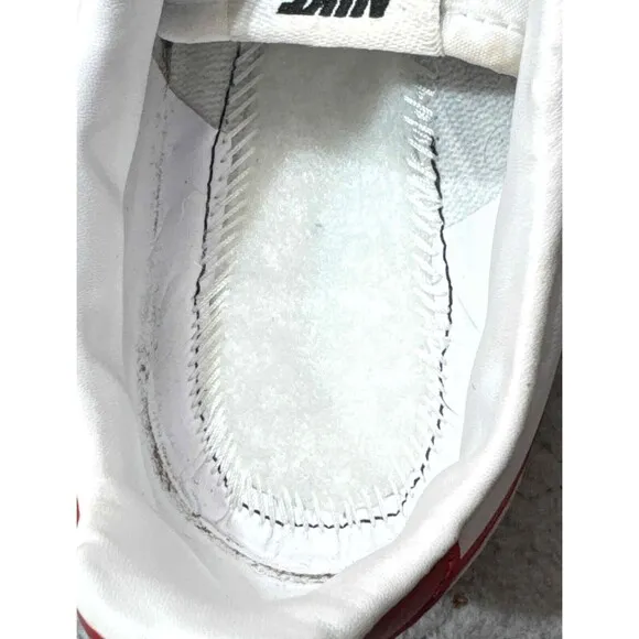 Nike Classic Cortez Shoes Women 9 White Forrest Gump Long Distance Running Train