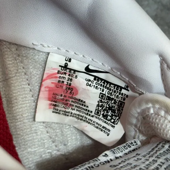 Nike Classic Cortez Shoes Women 9 White Forrest Gump Long Distance Running Train