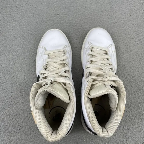 Nike Court Royale 2 Mid Shoes Men 10 Leather White Basketball Classic Streetwear