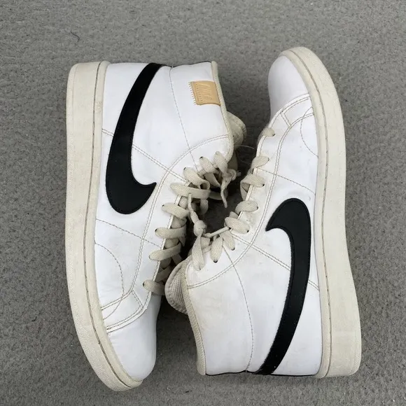 Nike Court Royale 2 Mid Shoes Men 10 Leather White Basketball Classic Streetwear