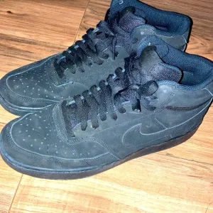 Nike Court Vision All Black mids basketball Sneakers Mens shoes sz 11 AF1
