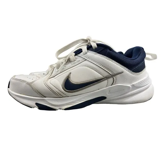 Nike Defy All‎ Day White Midnight Navy Men Sz 8.5