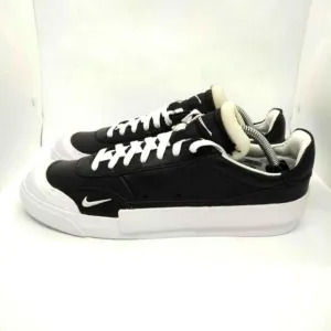 Nike Drop Type Skateboard Sneakers Mens Size 10.5 Black White Shoes Casual‎