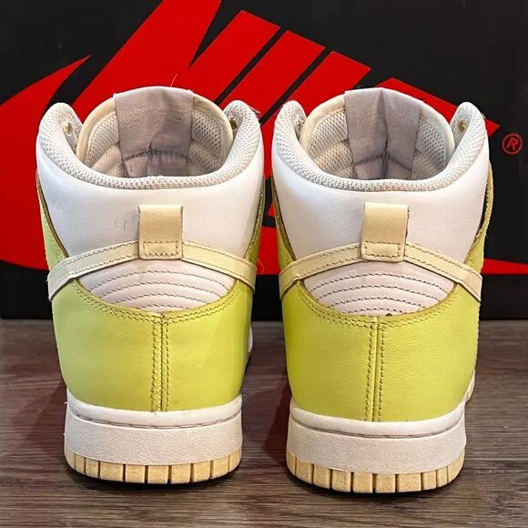 Nike Dunk High 'Cashmere' Lemon Twist Sneakers - Women's Size 8